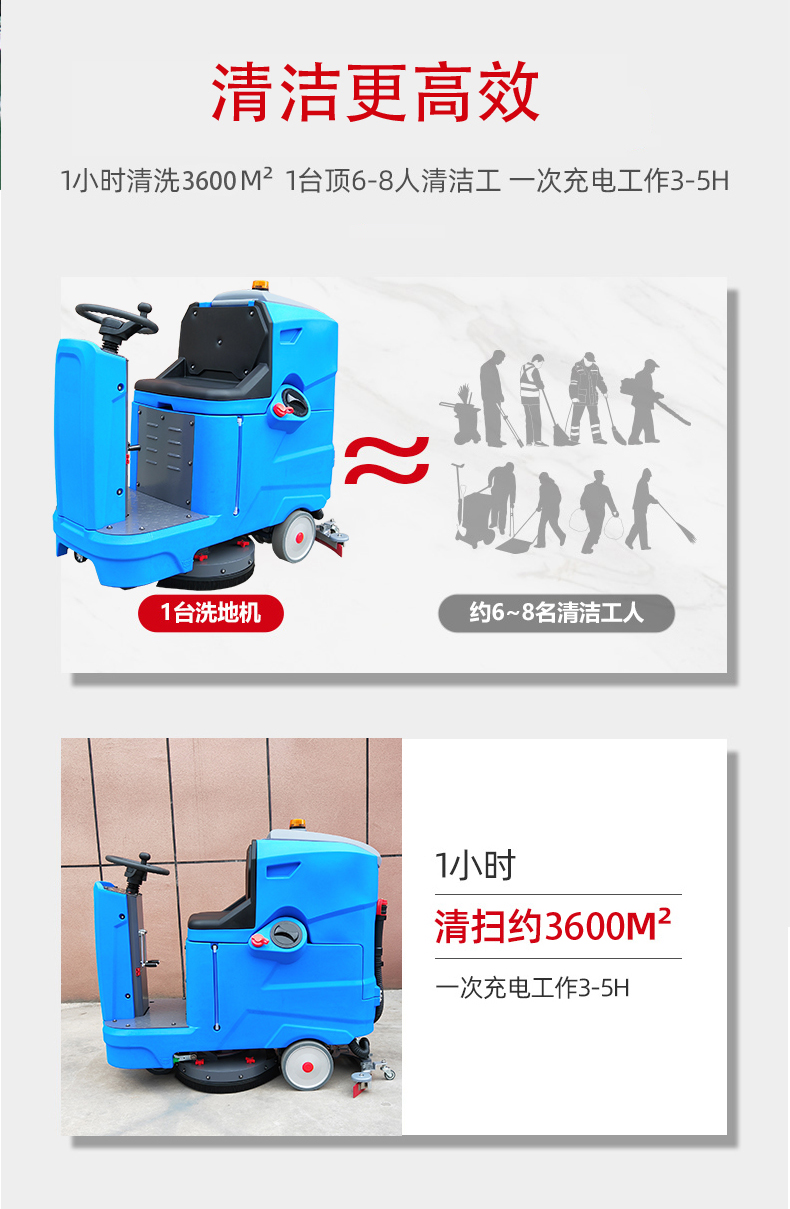 伊春驾驶式洗地机更适合用在高铁站